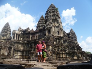 oudheid in Siem reap Cambodja
